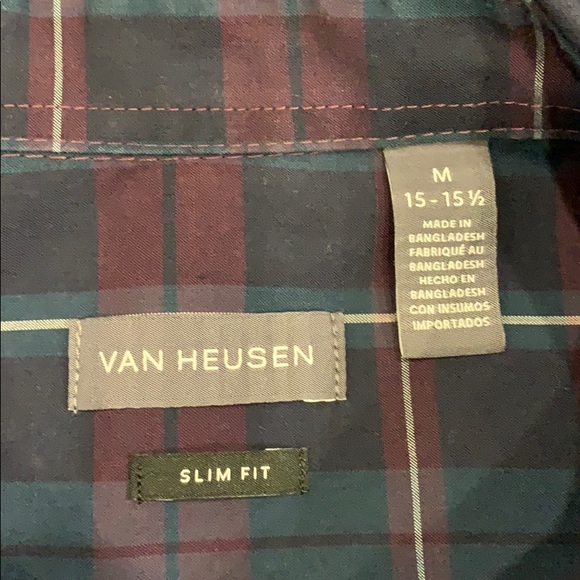 Van Heusen Mens Long Sleeve Button Up - Picture 5 of 6